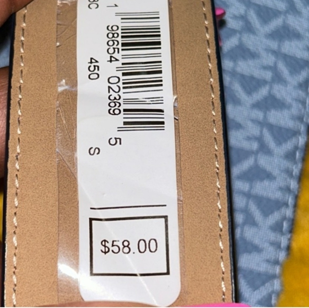 Michael Kors Blue and Gray Women's Belt - Picture 3 of 3